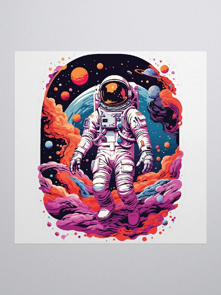 Cosmic Explorer Kiss Cut Stickers product image (3)