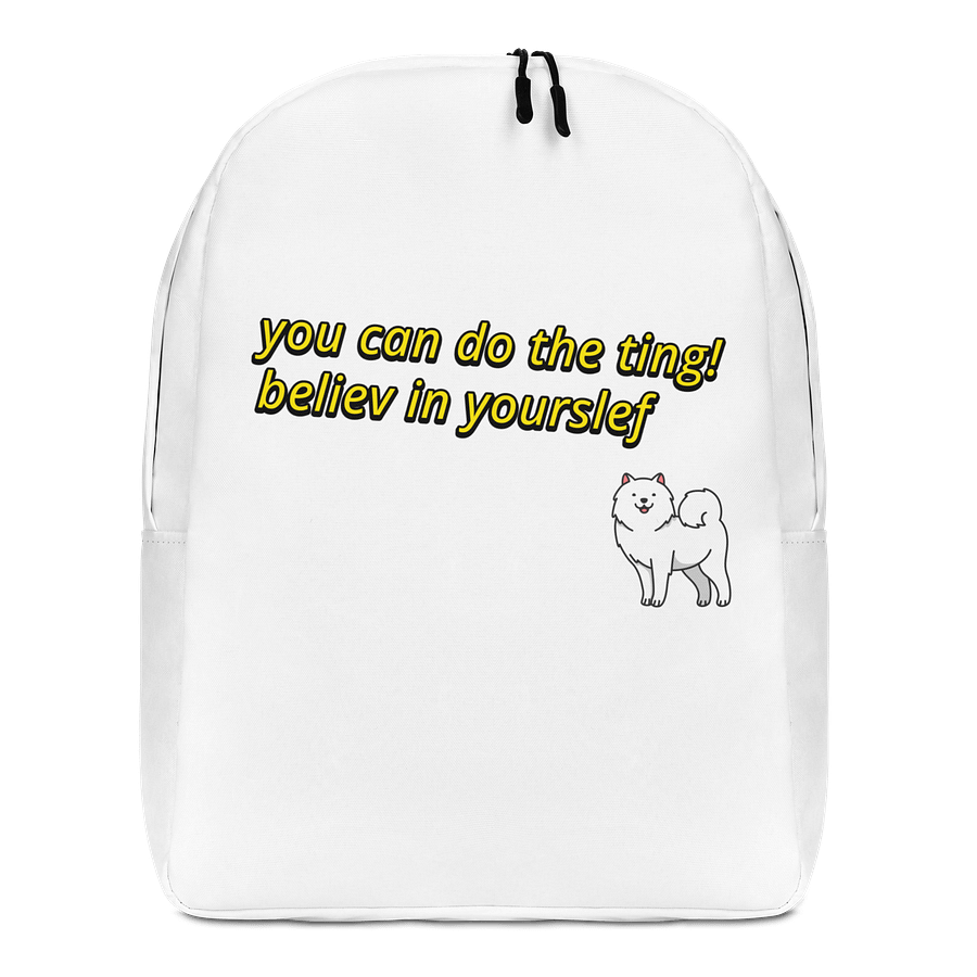 you can do the ting! believ in yourself backpack product image (1)