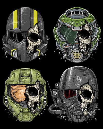 Gaming designs 💀 available now!