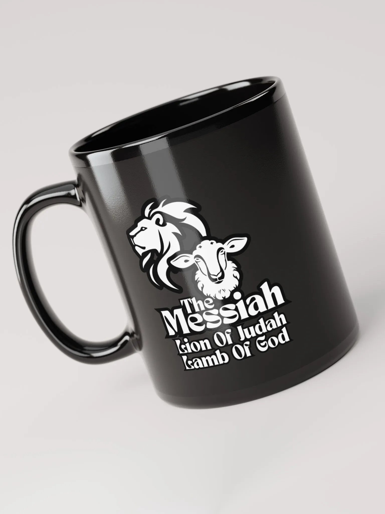 Lion of Judah, Lamb of God Black Mug product image (3)