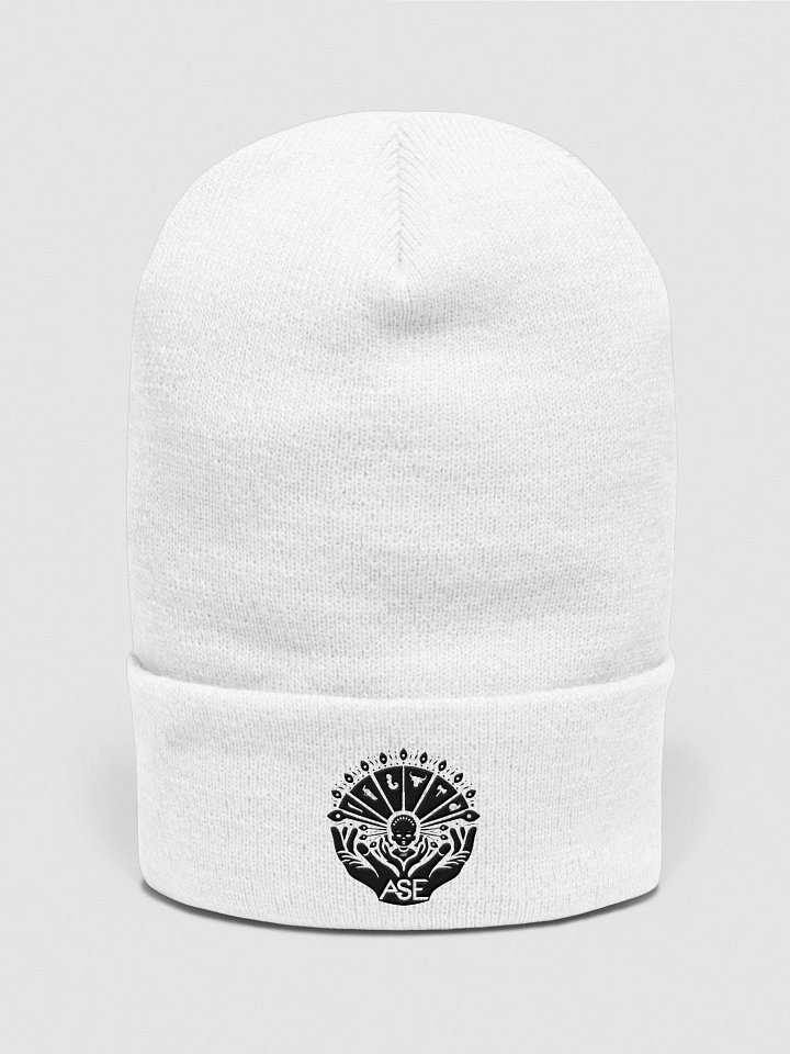 White Ase Beanie product image (1)