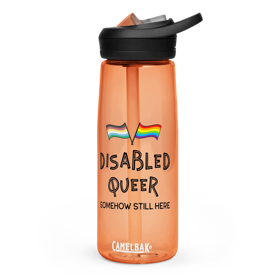 Disabled Queer Still Here Camelbak bottle product image (13)