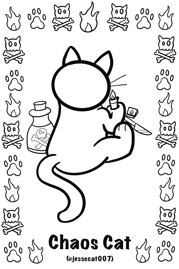 Jess Colouring Page product image (1)