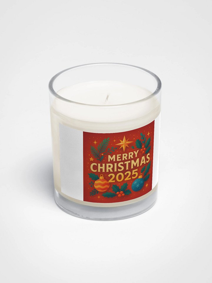 Festive Merry Christmas 2025 Soy Wax Candle product image (2)