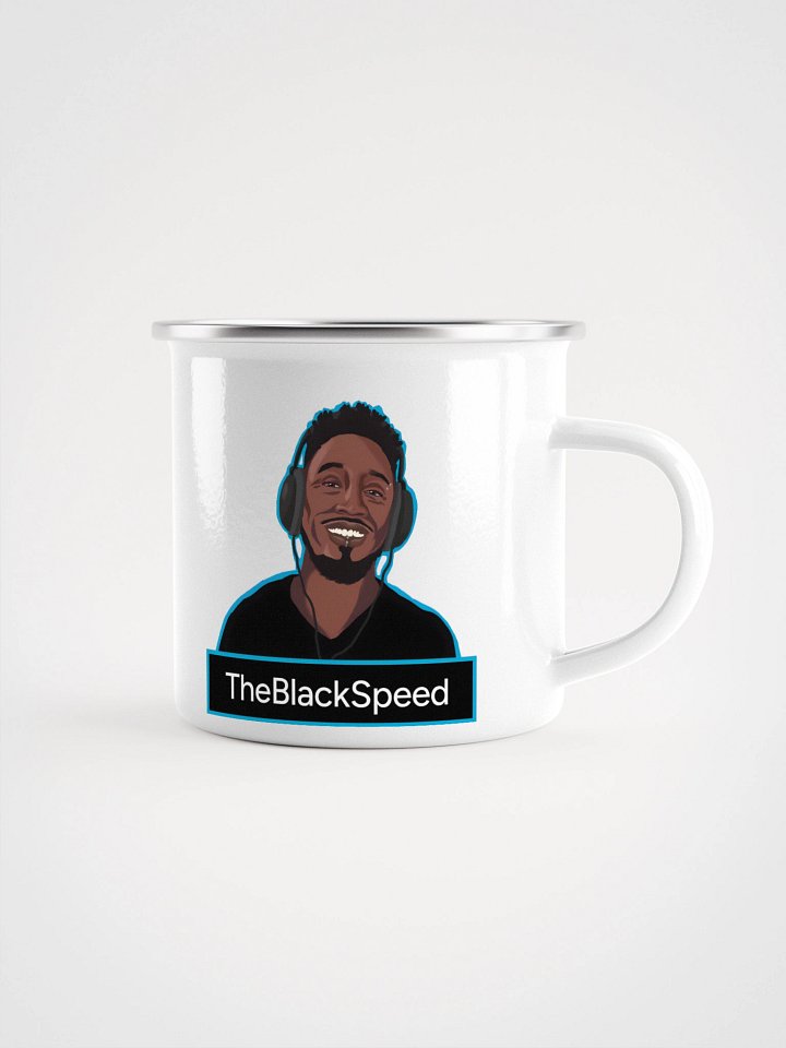 TheBlackSpeed Enamel Mug product image (1)