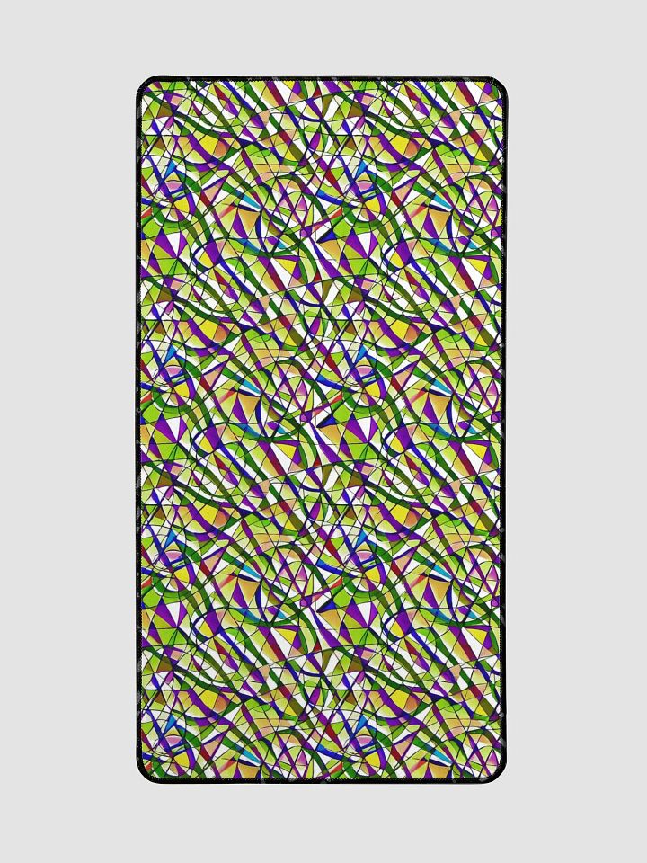 Stained Glass Pattern Desk Mat product image (2)