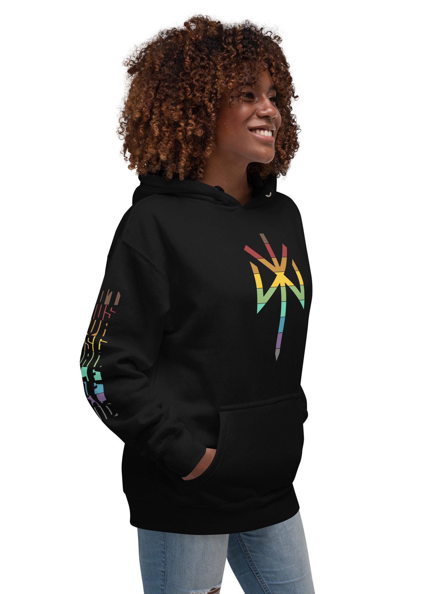 YGGY x BIFROST BIND RUNE TRIPLE PRINT UNISEX HOODIE product image (42)