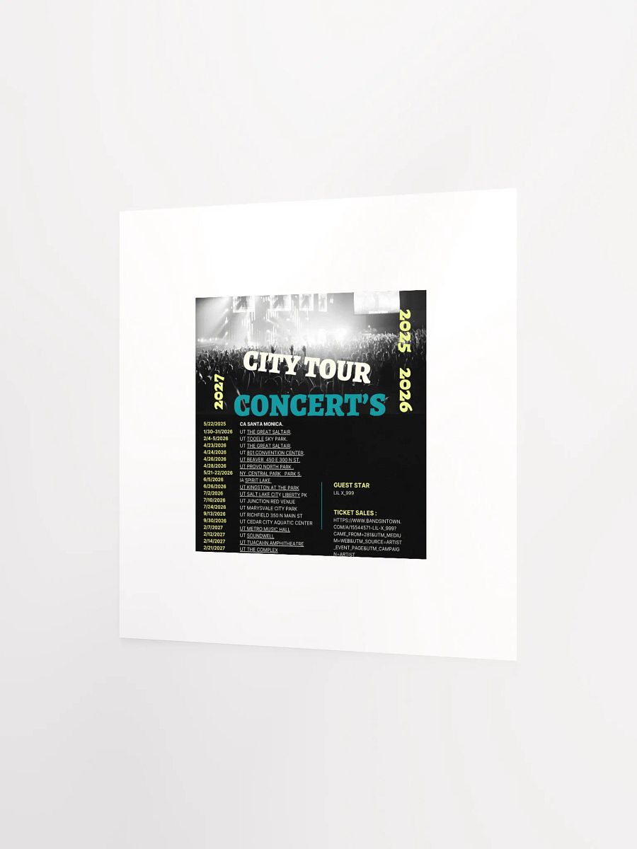 Lil x_999 Tour poster product image (4)
