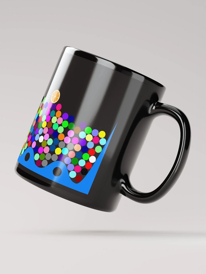 Colorful Marbles Mug (Black) product image (3)