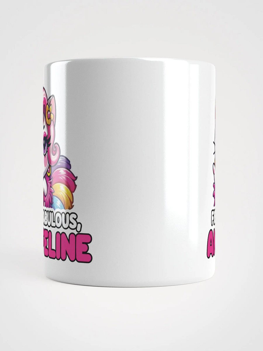 Fierce, Fabulous, and Feline White Glossy Mug product image (5)