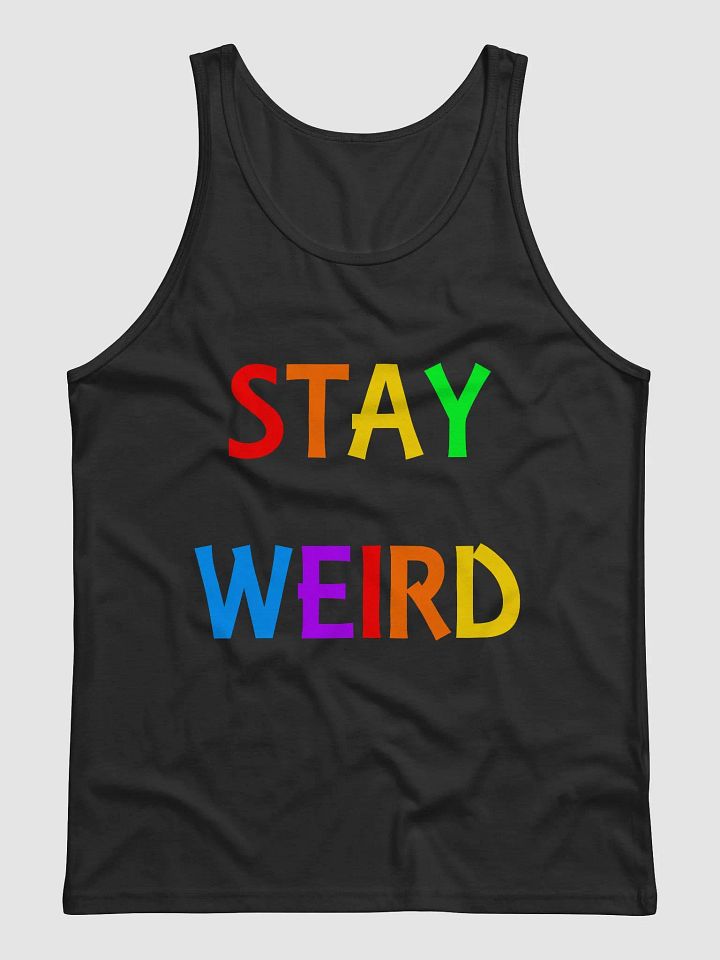 Stay Weird Rainbow - Jersey Tank product image (1)