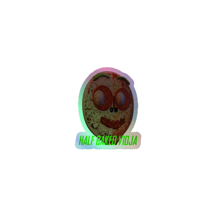 Half Baked Vidja Holographic Sticker Sheet product image (1)