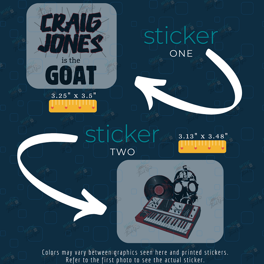 Music, Cats, and Coffee Sticker Bundles! Set of 2 product image (3)