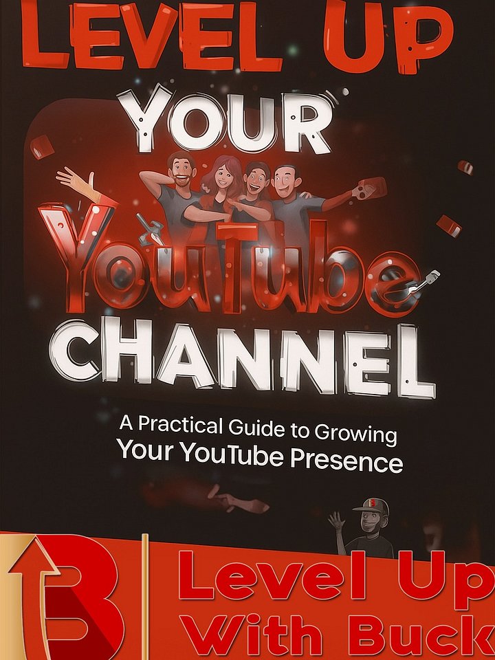 "How to Level Up your YouTube channel" guidebook product image (1)
