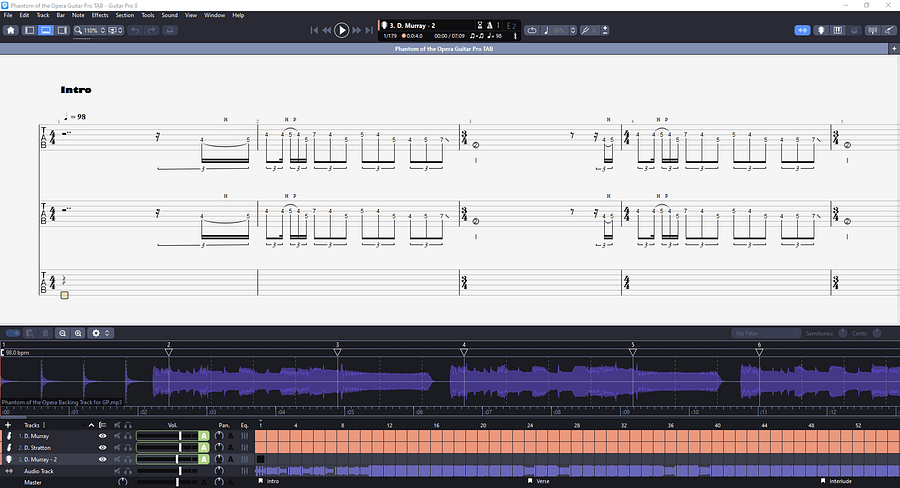 Phantom of the Opera PDF TAB + Backing Track MP3 product image (3)