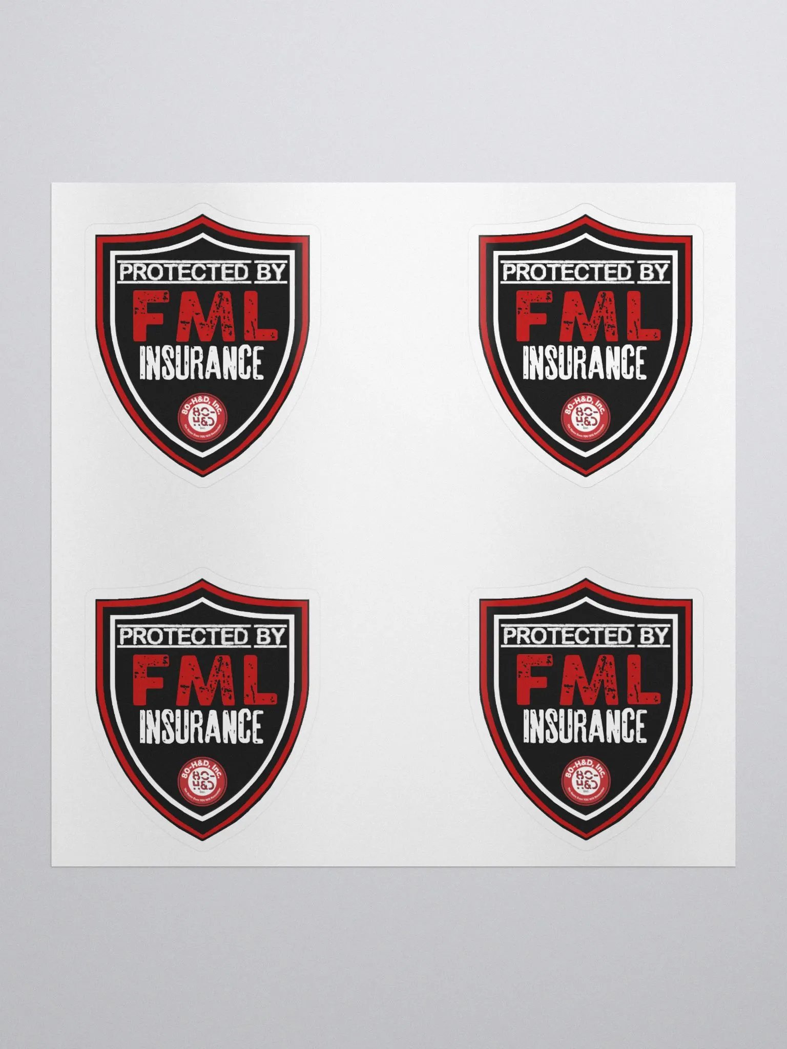 FML Insurance Sticker Sheet product image (1)