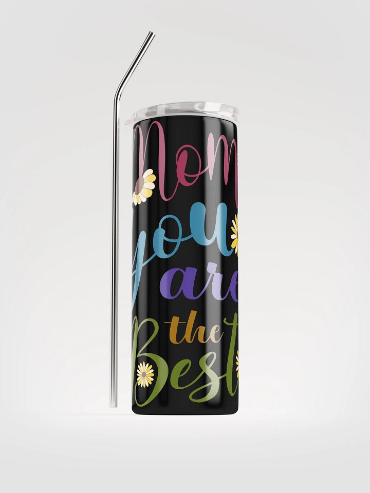 Floral Mom You are the Best Stainless Steel Tumbler product image (1)