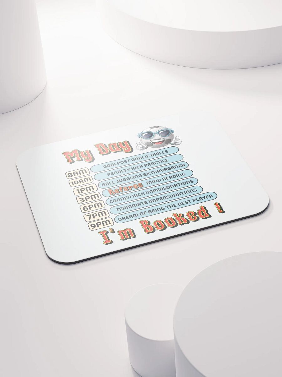 My Day Soccer Schedule Mouse Pad product image (4)