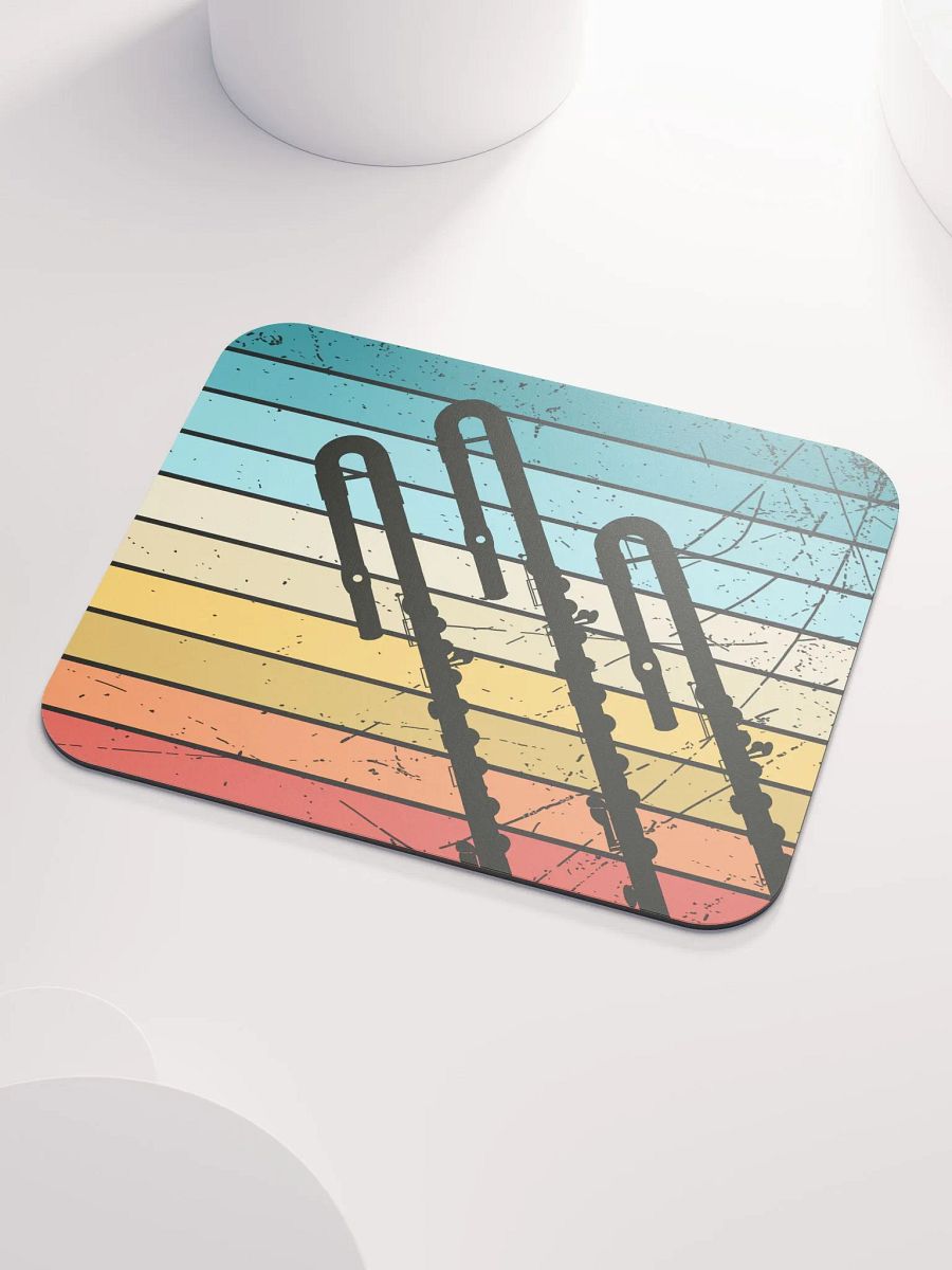 Retro Abstract Flute Mouse Pad - Bass product image (3)