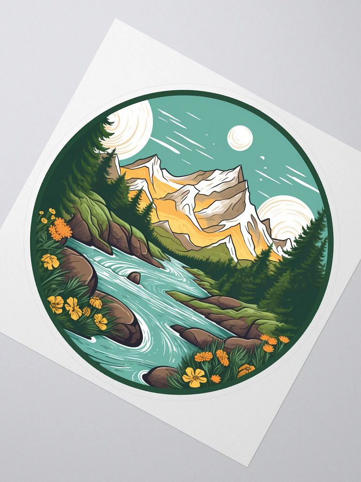 Spring Mountains sticker product image (2)