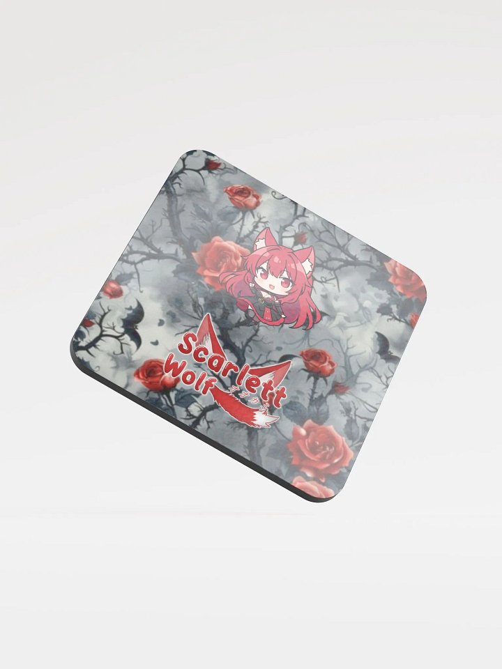 Chibi Scarlett Wolf coaster product image (2)