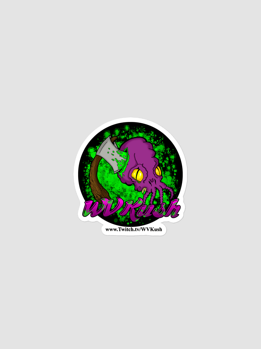 WVKush Cthulhu Logo Sticker product image (1)