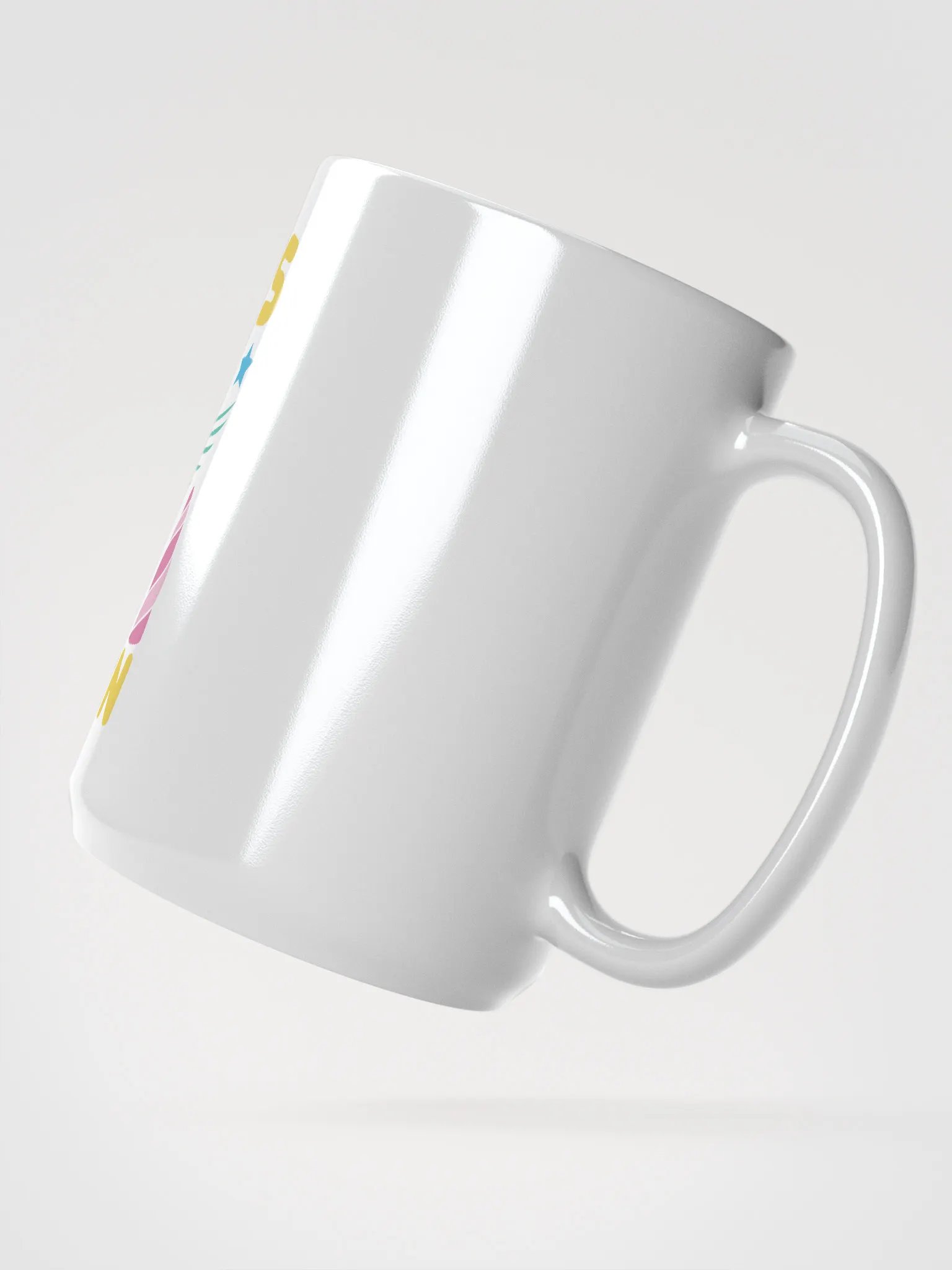 Classic White Glossy Mug – Perfect for Coffee, Tea & More product image (2)