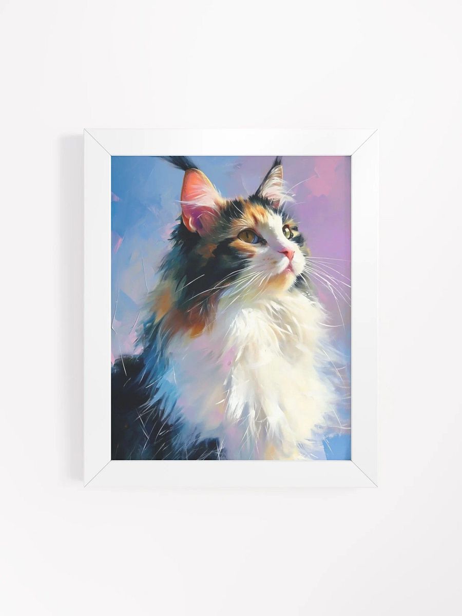 Calico Dream - Framed Matte Cat Art product image (4)