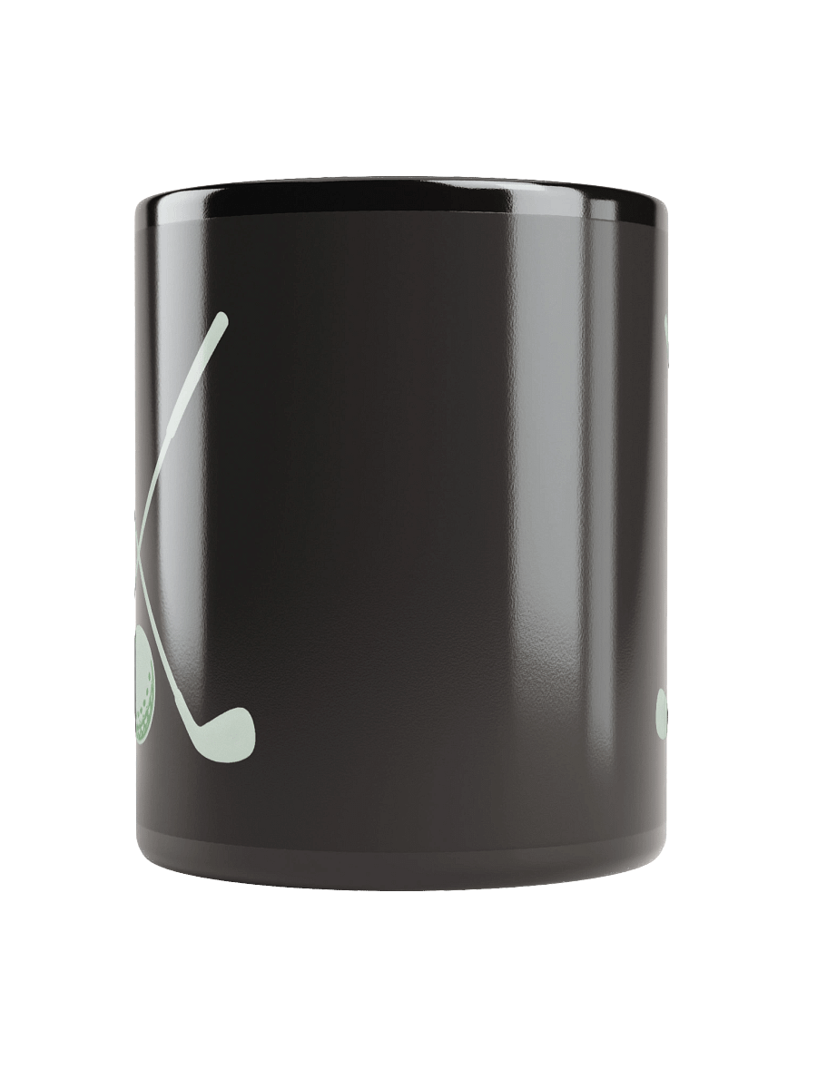 Swinging Golf Clubs Black Ceramic Coffee Mug product image (10)