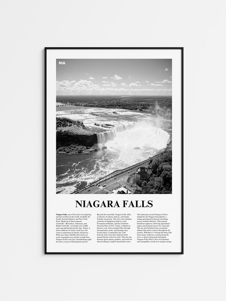 Niagara Falls 02 Newspaper Poster product image (1)