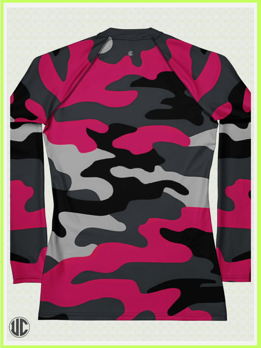 Savage Pink Camo – Women’s Rash Guard product image (6)