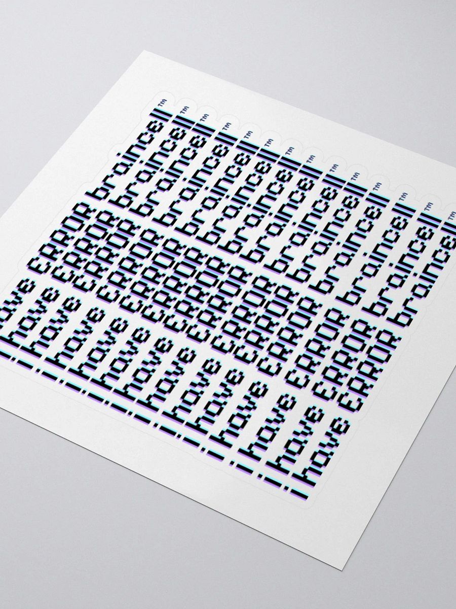 error braincell vinyl sticker product image (3)