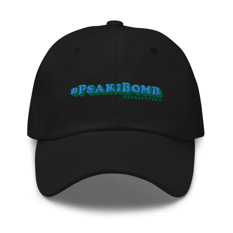 Blue PsakiBomb Dad Hat product image (1)