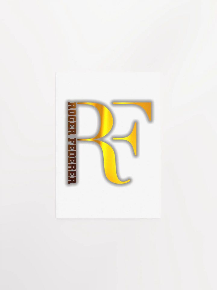 Roger Federer Gold Logo Poster product image (4)
