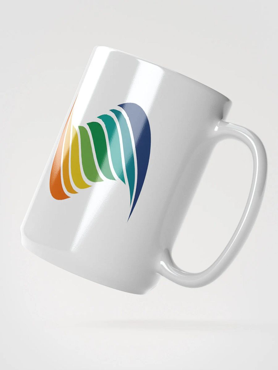Vibrant Wave White Glossy Mug product image (2)
