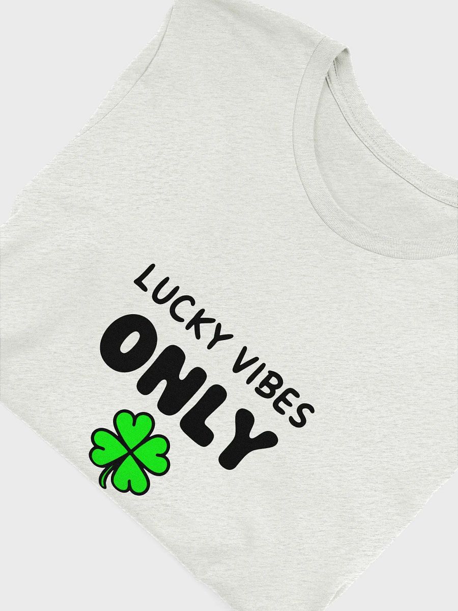 lucky vibes only 🍀 printed t-shirt . st.patricks day special product image (5)