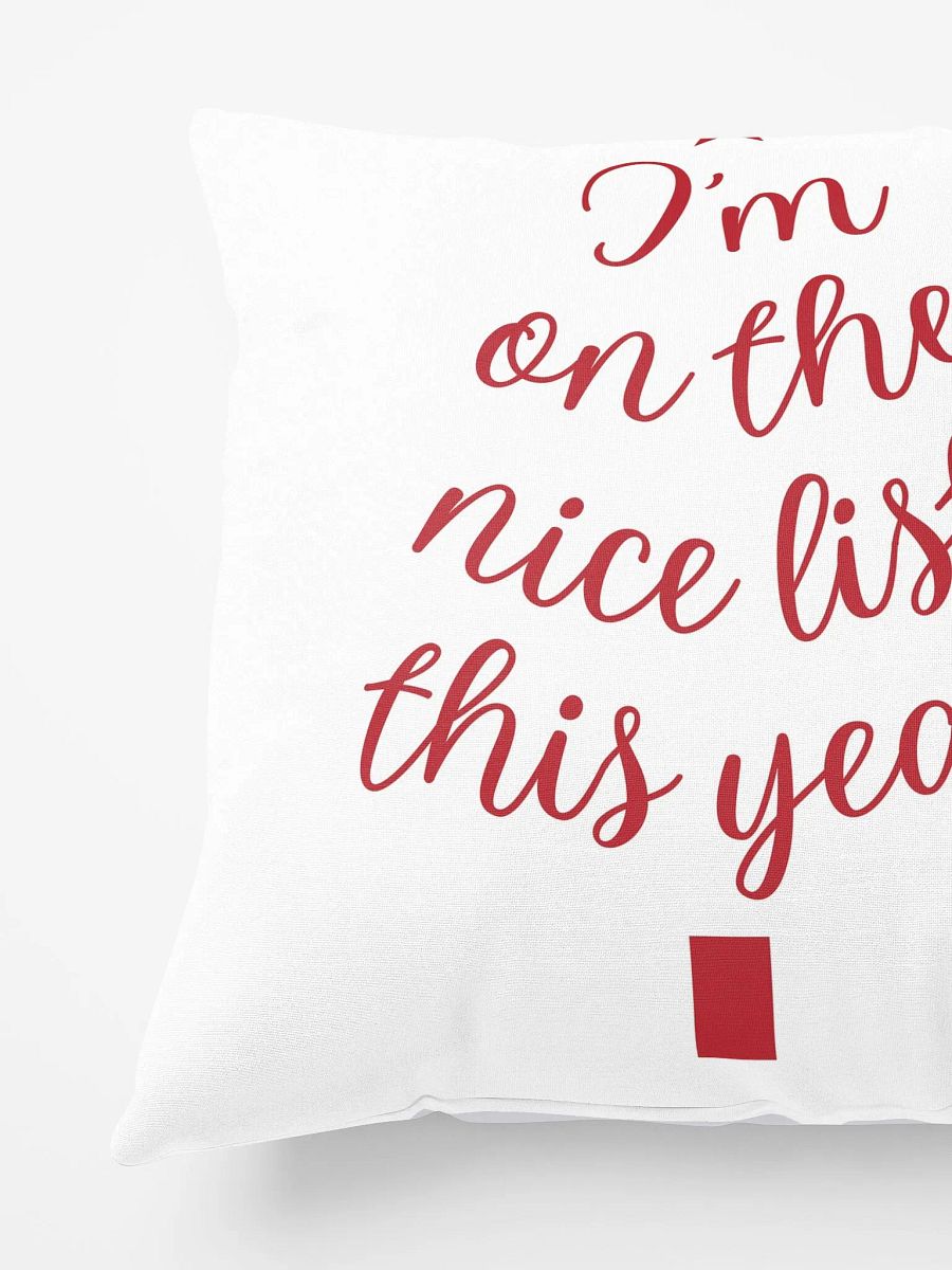 Nice List Christmas Tree Pillow product image (2)