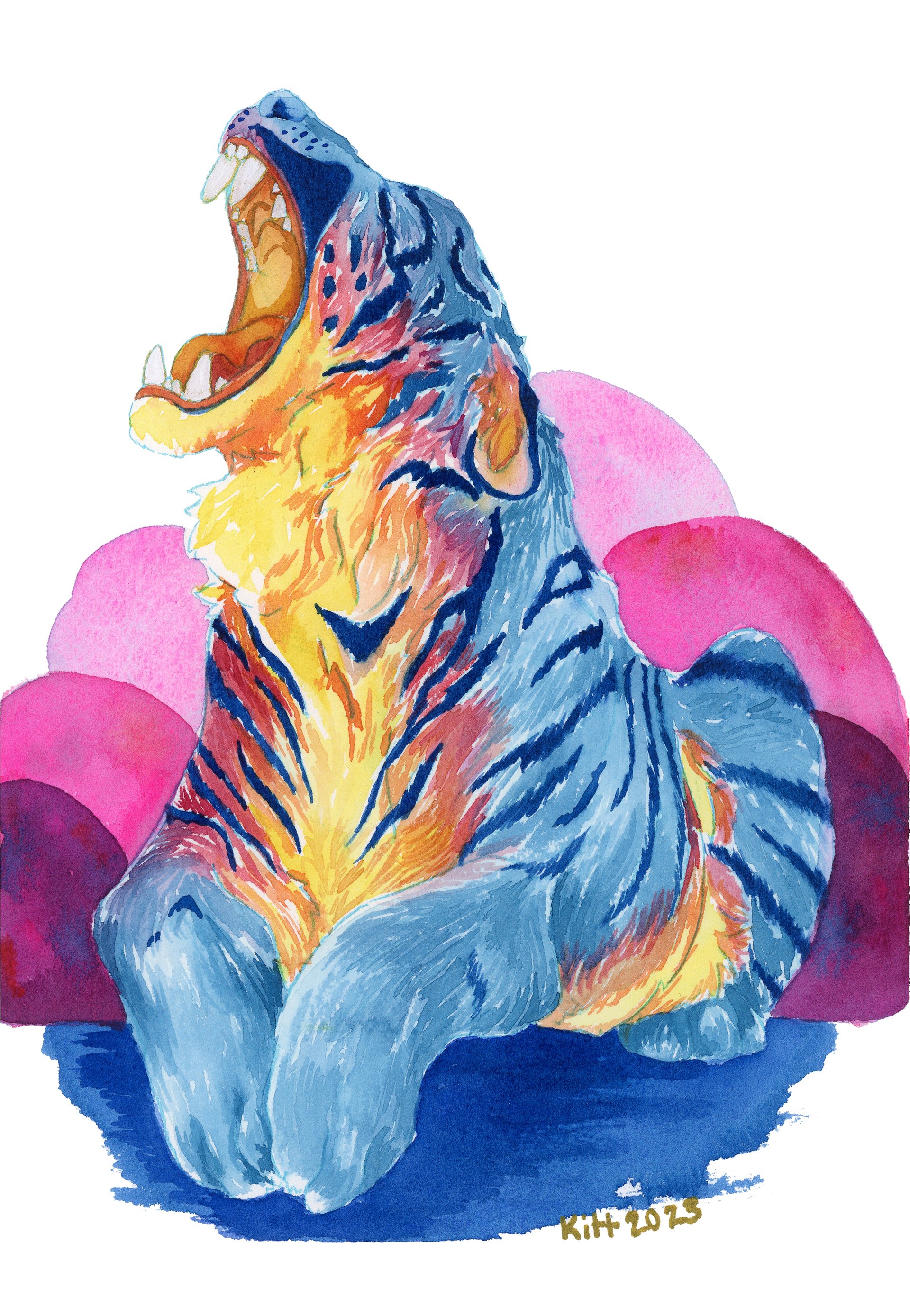 Cosmic Tiger 8.5x11 Print product image (1)