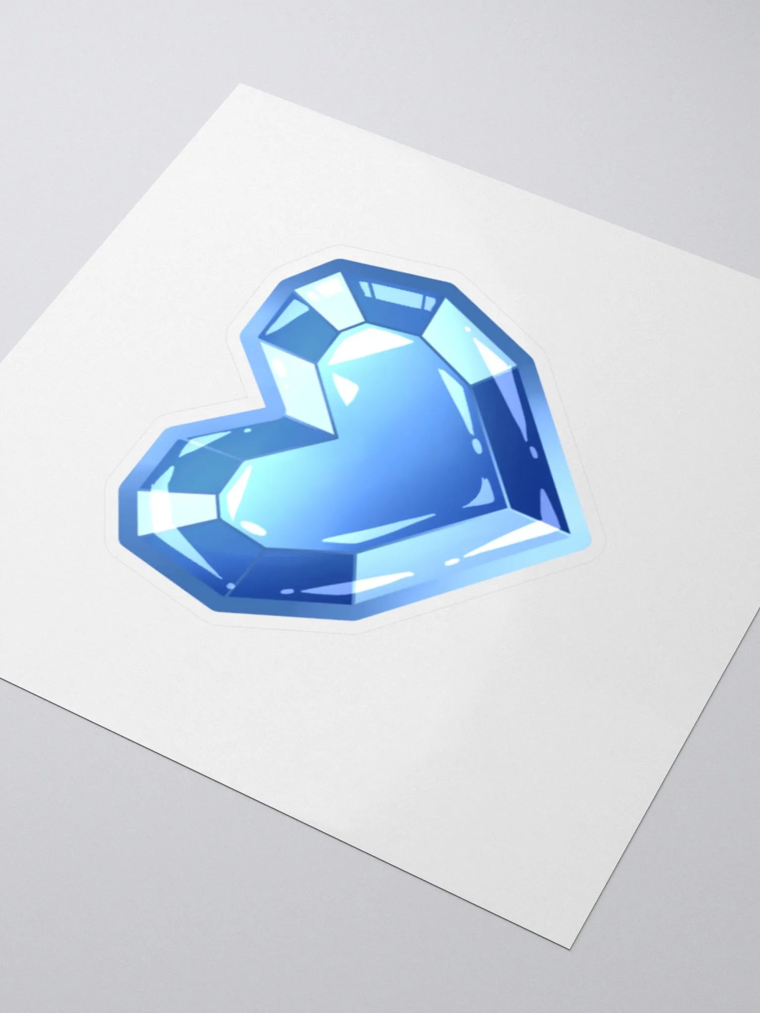 Blue Heart Sticker product image (3)