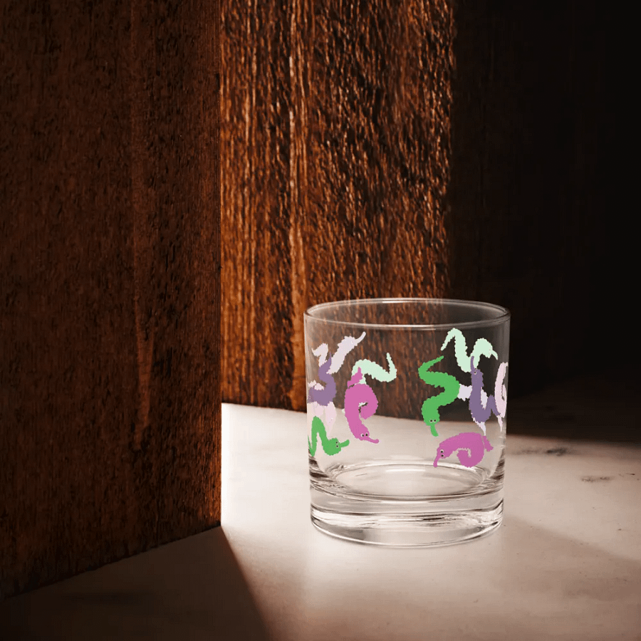 Worms on the Rocks Glass product image (12)