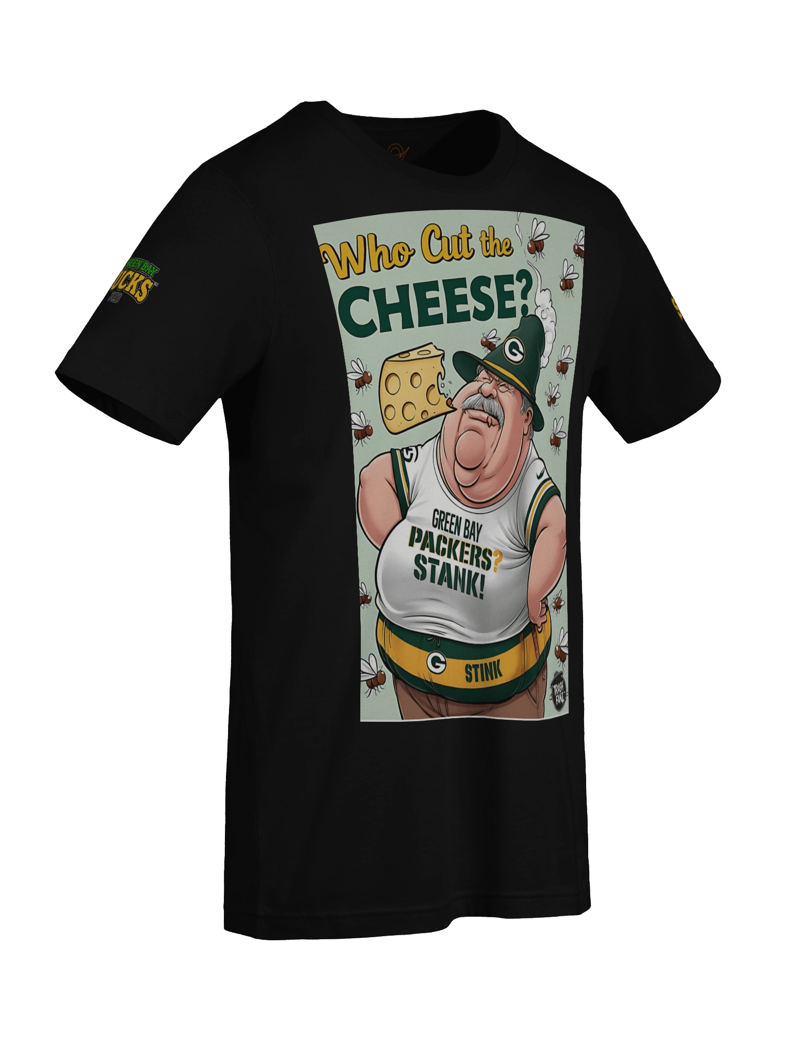 NEW Who Cut the Cheese? T-Shirt | Green Bay | Football | Rivals Locker product image (9)