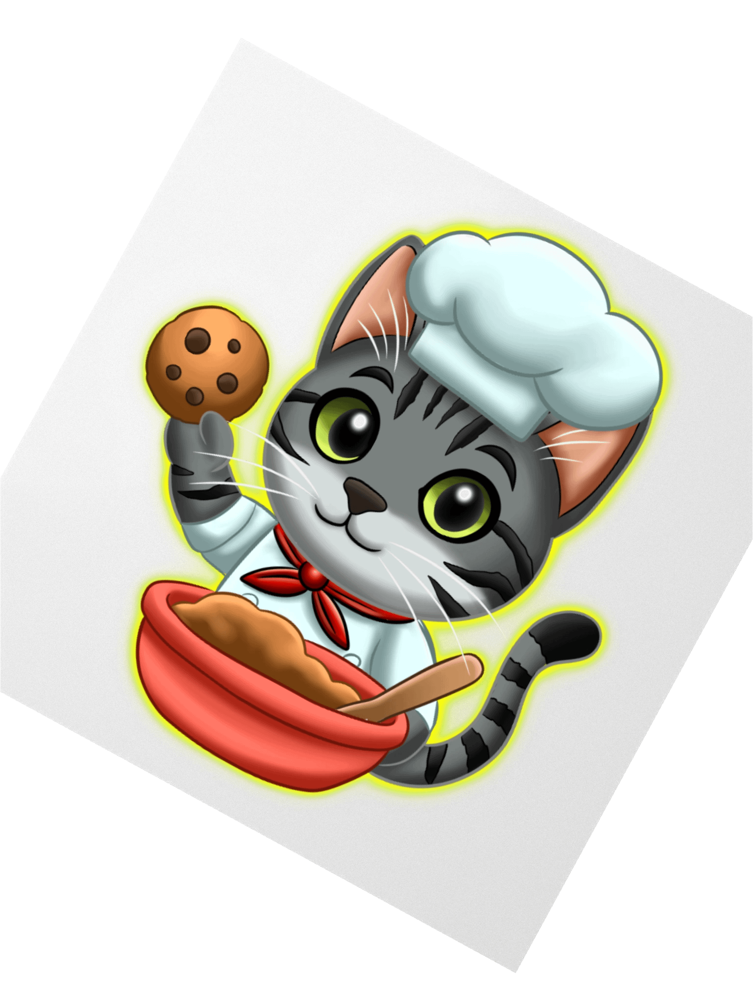 Pawsitive Baker Sticker product image (2)