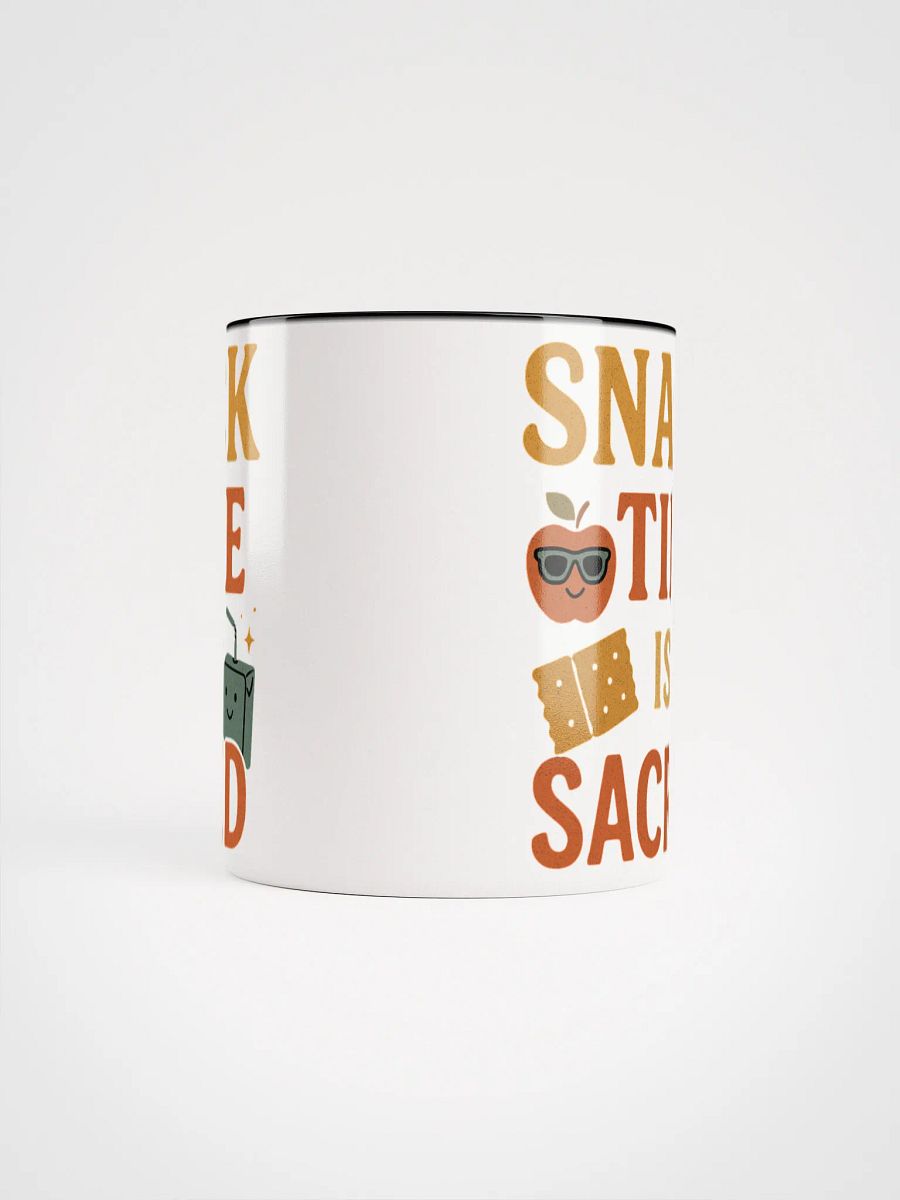 Snack Time Is Sacred Mug – Funny Teacher Gift for Snack Lovers product image (65)