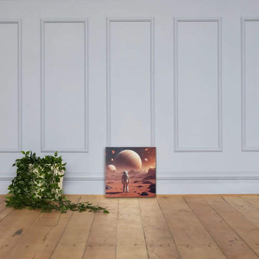 Astronaut On Alien Planet Wall Art product image (6)