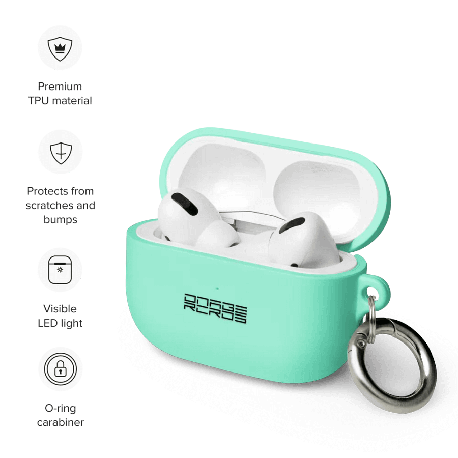 AirPod Logo Case (Mint, Pink, Red) product image (6)