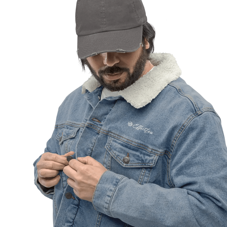 Elegance - Effortless Unisex Light Denim Jacket product image (4)