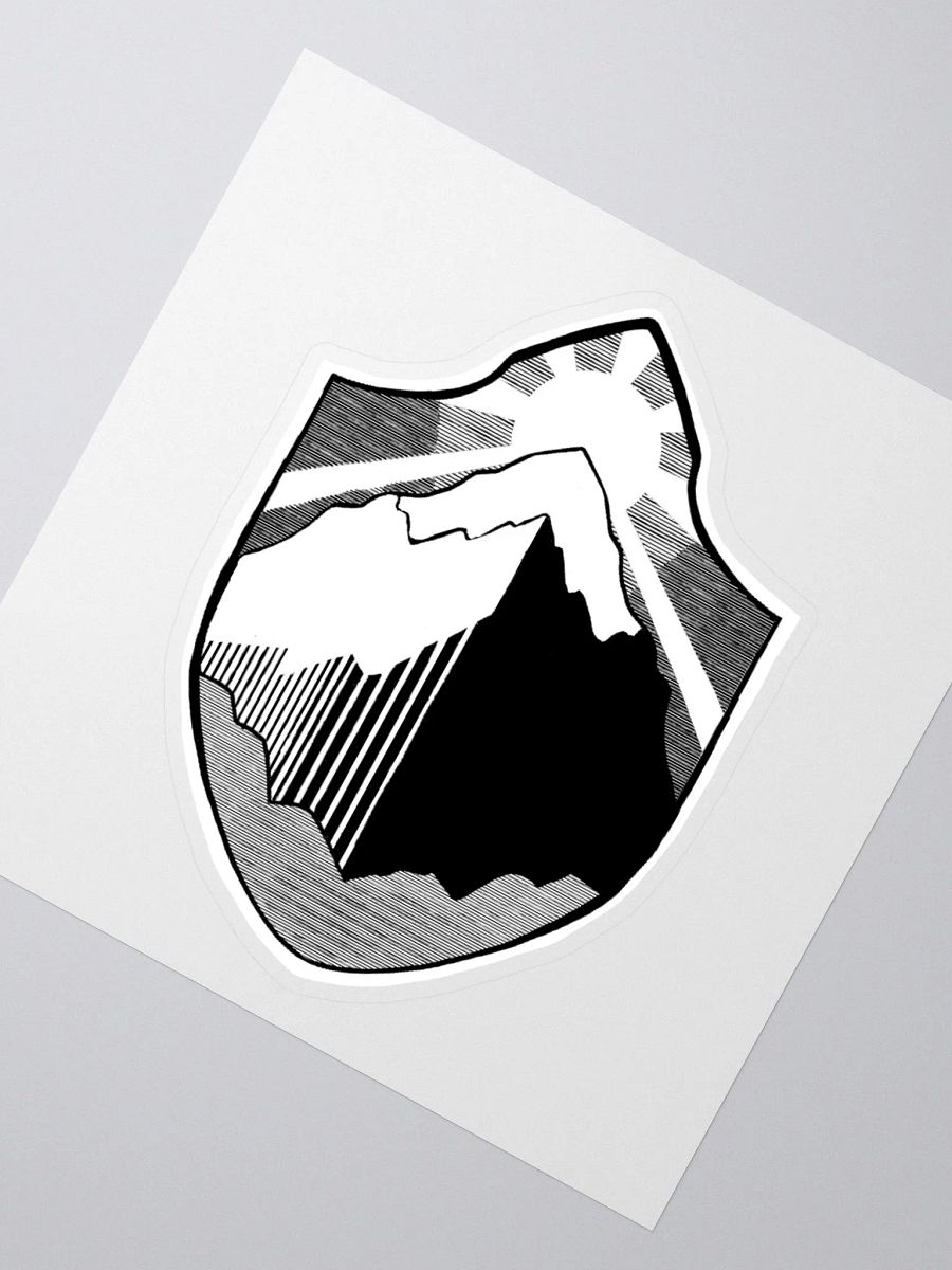 Orc Sworn Black & White Symbol Sticker product image (2)