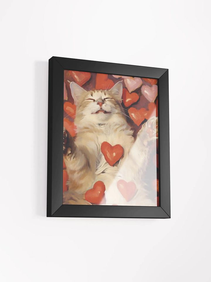Blissful Cat Love Framed Poster product image (4)