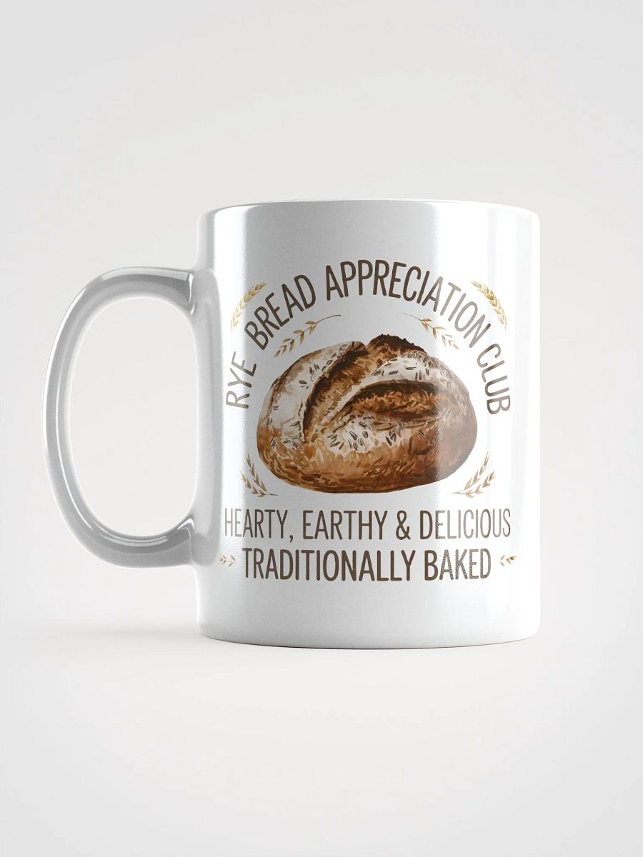 Rye Bread Appreciation Club White Glossy Mug product image (6)
