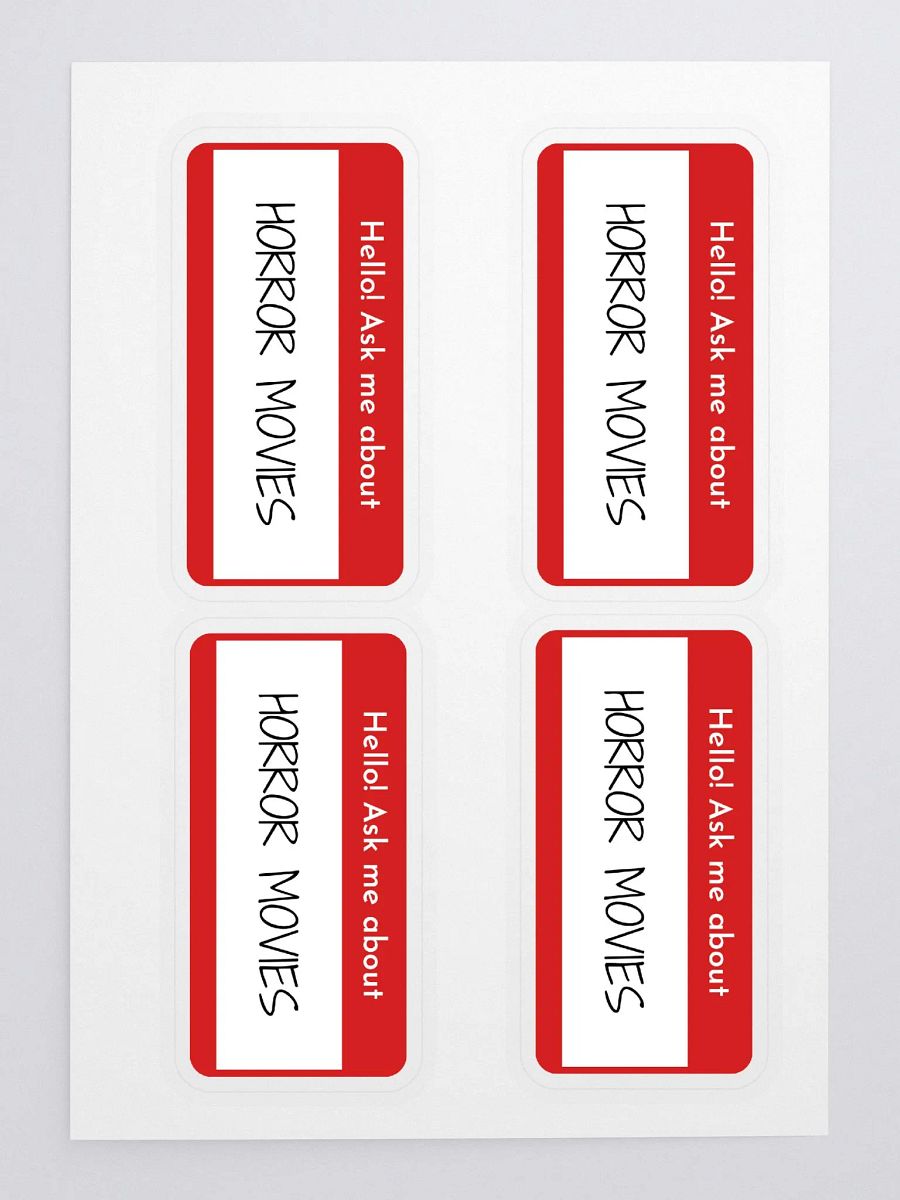Ask Me About Horror Movies Stickers product image (3)